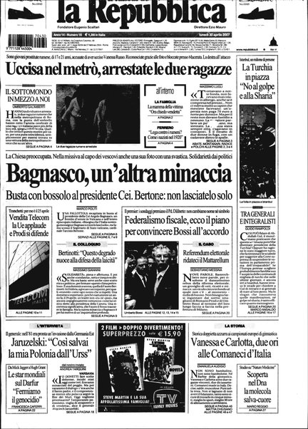 Il lunedì de La repubblica